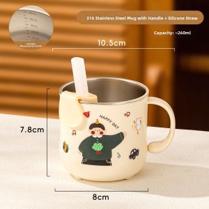TREEJACK | 316 Stainless Steel Dual Handle Kids Cup