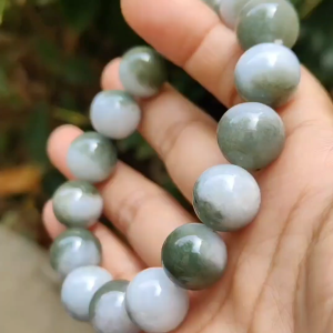 Earth Element Jade Bracelet 🪨- Grounded Serenity (Sku: bracelet53)