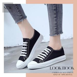 Xishop ผ้าใบสายชิวแบบสวยเก๋ใส่ได้กับทุกลุคมาแล้ว สาวๆห้ามพลาดรองเท้าผ้าใบงานเรียบดูดี ราคานี้ถือว่าถูกและคุ้มค่ามาก