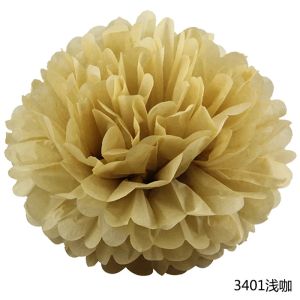 1pc 10cm Pompon Tissue Paper Pom Poms Flower Balls for Wedding Room Decoration Party Supplies DIY Color Hanging Paper Flowers