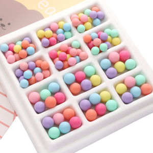 Macaron Matte Round Acrylic Bead Loose Spacer Beads for Handmade Jewelry Making Necklace Bracelet DIY Accessories