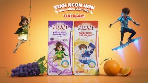 Thùng 48 Hộp Nuvi Sữa Tươi Trái Cây Tươi Vị Cam 180ml - Thương Hiệu NUTIFOOD