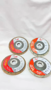 K55 Amplas Susun / Flapdisc 4" Grit 40 60 80 100 120 Amplas Flap Disc Mata Gerinda Tumpuk 4 Inch