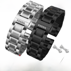 Fossil/Fossil Strap Bq2215 Solid Stainless Steel Stainless Steel Watch Bracelet British Watch Mechanical Watch Steel Belt 22mm