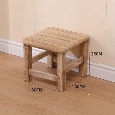 Storage Stool Solid Wood Storage Stool Sitting Scandinavian Small Stool Bedside Table Stool Shoe Changing Stool For Home Small Stool