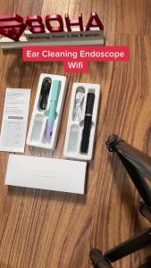 P40 Alat Pembersih Telinga Cleaning WIFI Korek Kuping Visual Android IOS Wireless
