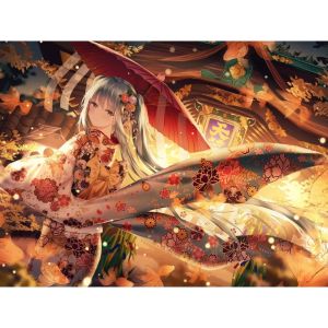 500/1000/1200/2000PCS Puzzles Hatsune Miku Jigsaw Puzzles DIY Modern Home Decor Gift Holiday Gift Family Fun Puzzles