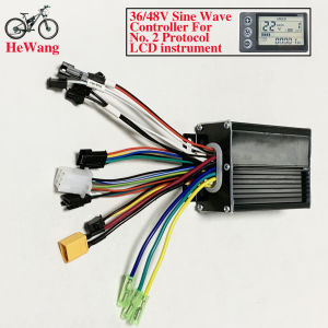 24V/36V/48V Sine Wave Brushless Motor Controller 350W 500W 20A For S866 V889 No. 2 Protocol LCD Instrument E-Bicycle Scooter