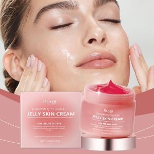Collagen Jelly Cream Hydrating Firming And Brightening Skin Facial Fine Lines Moisturizer Collagen Anti-Wrinkle Cream胶原蛋白果冻霜