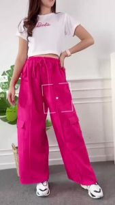 UNIKDANMURAHH - COD BAYAR DI TEMPAT Celana Jogger Jooy Sweetpants Celana Cargo Panjang Wanita / Jolly Pant Jogger