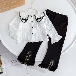 Stylish New Season Toddler Blouse Shirt Doll Collar