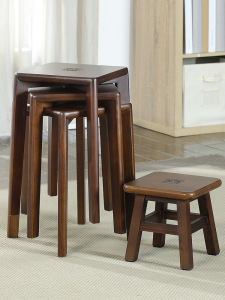 NALANDUOHAO | High Round Stool Storage Dining Chair
