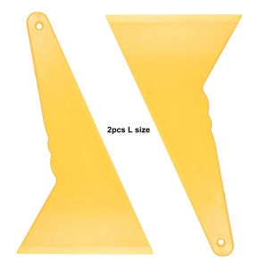 Long Handle Scraper Thicker Triangle Contour Window Tint Squeegee Tool for Window Tinting Vinyl Wrap Window Film Install Scraper