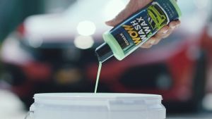 Car Wash Set Komak Wow! Premium Set Wash & Wax 500ml - Tire & Leather Conditioner - Crystal Shine