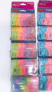 Karet jepang warna warni lembaran isi 5 mika renceng