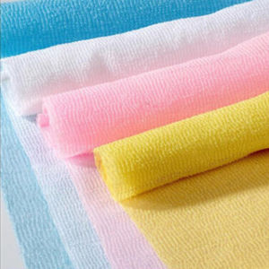 Body Washing Clean Exfoliate Puff Body Nylon Wash Cloth Bath Towel Mesh Scrub Bodys Treatment Bath Portable Shower Products