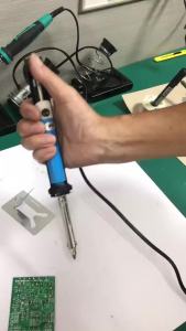 AC 220V Electric Desoldering Machine Pen Soldering Iron 30W PCB Solder Suction Vacuum Pump Welding Tools