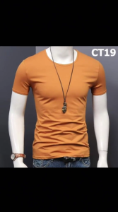 [Mặc Là Mê] Áo thun nam cộc tay cổ tròn chất vải cotton thun lạnh dáng body thấm hút mồ hôi tốt