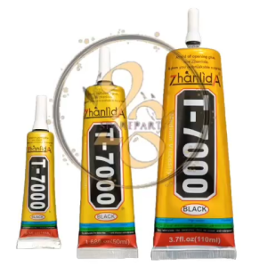 PEREKAT LEM LCD TOUCHSCREEN ZHANLIDA T-7000 HITAM UKURAN 15 ML / 50ML / 110ML