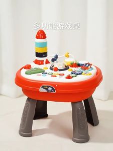 SIMI Education Montessori Music Toy Block Table for toddler children Mainan Muzik Baby Budak Belajar - Space Cat
