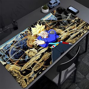 Bandai | Rubber Mouse pad Dragon Ball DBZ Anime Gaming Accessories Large Carpet Gamer PC Computer Keyboard Pad Rubber Desk Mat Mausepad