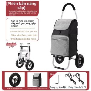 XUANJI | Xe Đẩy Mua Sắm Gập Gọn Nhẹ