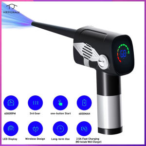 HKStorage Máy Thổi Khí Không Dây Máy Làm Sạch Máy Tính Thiết Bị Hút Bụi Máy Thổi Khí Chạy Điện Máy Thổi Khí G-un Cho Màn Hình Máy Tính Xách Tay Vệ Sinh Bàn Phím