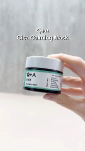 Q+A Cica Overnight Face Mask 50g | Soothing Sleeping Mask for Sensitive & Dry Skin