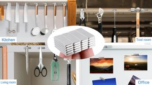 10pcs Super Magnet Neodymium Daya Tarik Powerful Kepingan Persegi Kotak