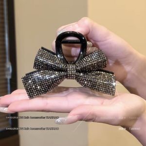 Glitter Bow Hair Shark Clip