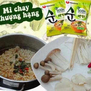 [THÙNG 40 GÓI] - NONGSHIM - Mì chay Nongshim Soon Veggie Mì Nongshim chay Mì chay Soon Veggie Mì chay Hàn Quốc (112g/gói)