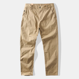 Summer Thin Straight Leg Workwear Pants Loose Casual Lightweight Mens Fashion Brand Versatile Ameika Style Long Trousers