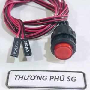 Nút nguồn máy tính bàn PC / Nít đơn Power và đèn dài 80Cm