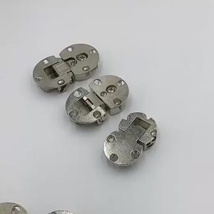 180° Page Turning axis Adjustable Cabinet Door Concealed Hinge Zinc Alloy Nickel Plated flip down Flap Hinges for Cabinet Doors