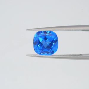 Lab Grown Cobalt Spinel Cushion Shape Blue Color with Visible Inclusions Loose Gemstone DIY Accessories for Jewelry Making