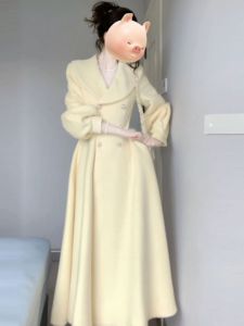 CHANGTONG | Large Collar High-Grade Nice Look Wool Coat