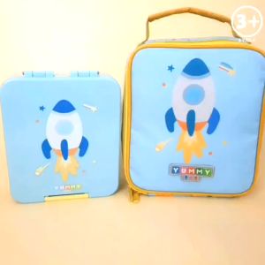 Yummy Box Junior Mini Bento Lunch Box / Kotak Bekal Makan Anak Karakter Unicorn Rocket Koala 500ml