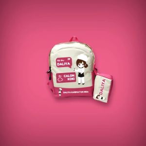 Tas Ransel Anak Costum Karakter Dokter Free Request Cita-cita + Nama | Laki-laki Perempuan | TK - SD
