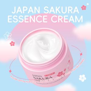 LAIKOU Sakura Essence Cream | Brightening & Hydrating | Japanese Cherry Blossom | Anti-Aging | For All Skin Types