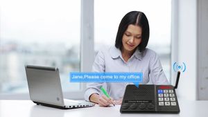 Calltou Home Wireless Intercom Intercom Communication System 1 Mile 27 Channels VOX Function for Office/School/Business