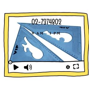 โปรใหม่ 🔥ลดเคลียร์สต็อคลดสนั่น! งานเครื่องเขียนฉากสามเหลี่ยม พลาสติก  2  ชิ้น/ ชุด