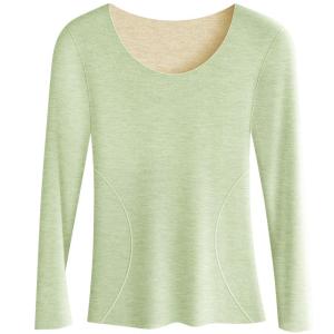 DREAM TIME | Silk & Fleece Seamless Warm Underwear Top