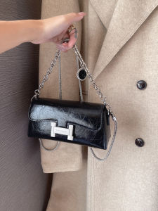 MY&FSNH | Trendy Ladys Small Square Bag With Snake Chain