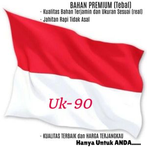 Bendera Merah putih Murah Berkualitas Ukuran 90(Sedang)