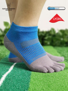 Sports Five-Finger Socks Short Tube Men Women Summer Coolmax Quick Dry Breathable Outdoor Running Marathon Boat Socks