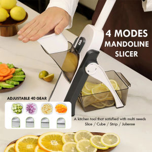 Multifunctional Adjustable Mandoline Slicer Cutter Kitchen Accessories Steel Blade Pemotong Pengiris