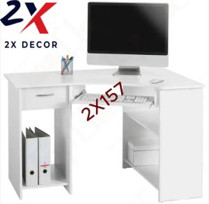 Bàn máy tính bàn làm việc bằng gỗ phong cách hiện đại thiết kế đa năng 2X Decor- 2X157