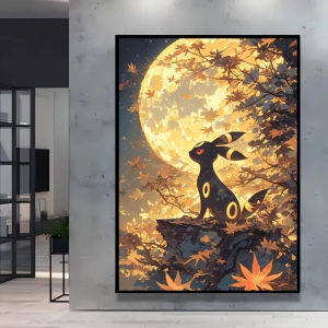 Kayou | Acrylic Paint By Numbers Stylish Pokemon  Painting By Numbers on Canvas Coloring By Number for Adults Paint Digital Art