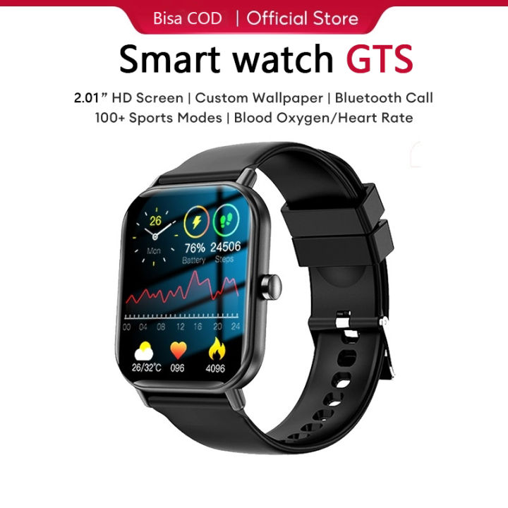 Garansi 1tahun】Jam Tangan Pria Smart watch GTS (NFC) 2024 NEW Jam
