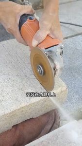 1pcs Mata Gerinda Potong Keramik Granit Pisau Bobok Tembok 4\" + 1 set dudukan circular